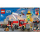 LEGO City 60282 L’unité de commandement des pompiers avec caserne et camion de pompiers