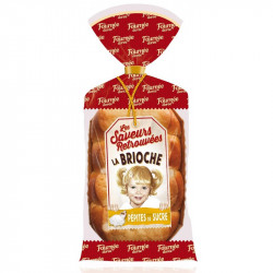 La Fournée Dorée Les Saveurs Retrouvées La Brioche Pépites de Sucre 250g (lot de 3)