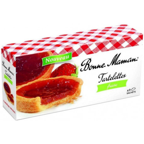 Bonne Maman Tartelettes Fraise 135g (lot de 3)