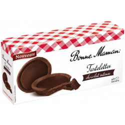 Bonne Maman Tartelettes Chocolat Intense (lot de 3)