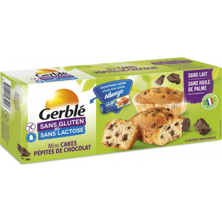 Allergo Mini cake pépites chocolat s/gluten & lactose