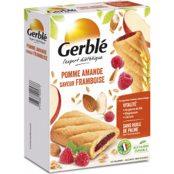 Gerble Biscuits fourrés Pomme Amande saveur Framboise 200g
