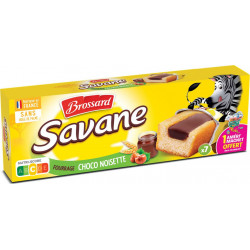 Brossard Savane Gâteaux cacao noisette x7 27g