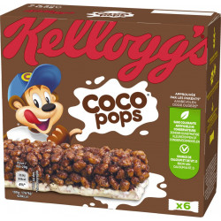 Kellogg's Barres céréales Coco Pops 6x20g 120g