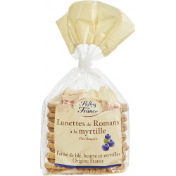 Reflets De France Biscuits Lunettes de Romans Myrtille française 350g