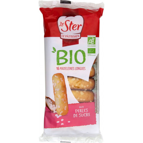 Le Ster Madeleines bio aux perles de sucre de canne