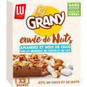 Grany Barres céréales noix de Coco Envie de Nut's 3x40g 120g
