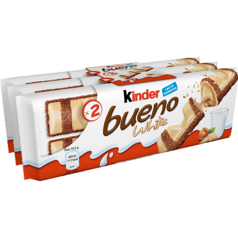 KINDER Bueno barres chocolatées 5 barres 220g pas cher 