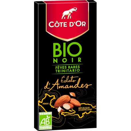 Côte d’Or Cote D Or Chocolat Bio noir amandes COTE D'OR