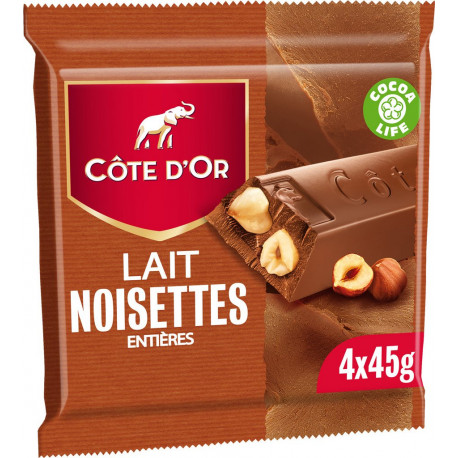 Côte d’Or Cote D Or Chocolat au lait noisettes entières COTE D'OR