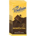 Poulain Tablettes Chocolat NOIR EXTRA 4x100g 400g