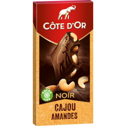 Côte d’Or Chocolat Noir Cajou Amandes 180g