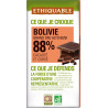 88 Ethiquable Chocolat bio noir Pérou 88% ETHIQUABLE