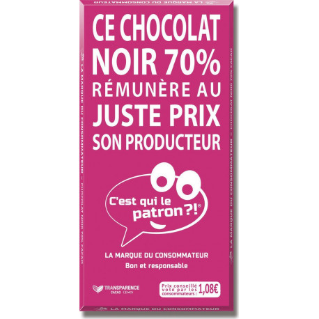 C Est Qui Le Patron Chocolat noir C'EST QUI LE PATRON