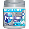 White Freedent Chewing-gum s/ sucres goût menthe douce x60 84g