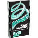 Airwaves Chewing-gum sans sucres Black Menthol 5x10 70g