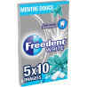 White Freedent Chewing-gum s/ sucres goût menthe douce