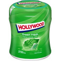 Hollywood Chewing-gum menthe verte s/sucres x60 87g