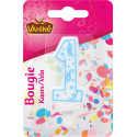 1 Vahine Bougie chiffre