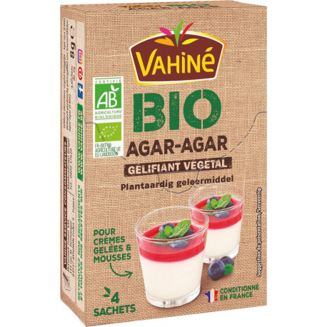 Vahine Agar-Agar gélifiant végétal 4x8g