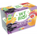 We Bio Compote pomme cassis sans sucres ajoutés Bio !