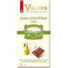 VILLARS TAB. LAIT POIRE 100GR