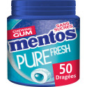 Mentos Chewing-gum Pure Fresh menthol eucalyptus sans sucres 100g (lot de 6)