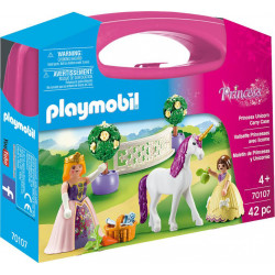 PLAYMOBIL 70107 Princess - Valisette Princesses Avec Licorne