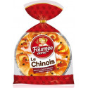 La Fournée Dorée Le Chinois Brioche à la Crème Pâtissière et aux Pépites de Chocolat 500g (lot de 3)