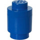 LEGO Storage Brick Boîte de Rangement x1 rond bleu foncé