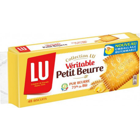 LU Collection Véritable Petit Beurre Pur Beurre 73% de Blé 400g (lot de 6)