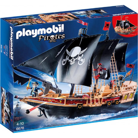 PLAYMOBIL 6678 Pirates - Bateau Pirates Des Ténèbres