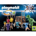 PLAYMOBIL 9006 Super 4 - Tribu d'Alien Avec Bébé Tyrannosaure