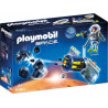 PLAYMOBIL 9490 Space - Spationaute Avec Satellite Et Météorite