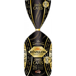 Révillon Les Papillotes Grands Cafés Chocolat 70% Noir 375g