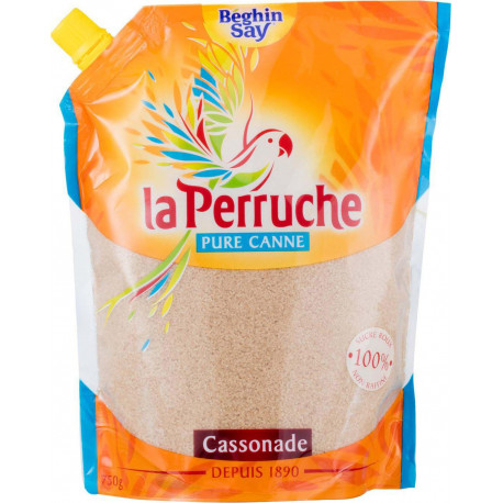 Béghin Say Sucre La Perruche Pure Canne Cassonade 750g (lot de 6)