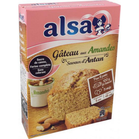 ALSA Préparation Gâteau aux Amandes 300g