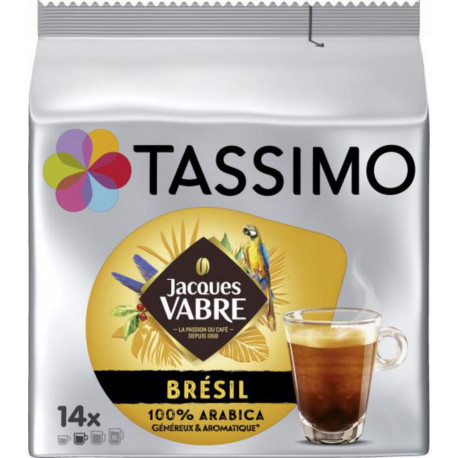 TASSIMO Café Jacques VABRE dosettes Brésil TASSIMO x14