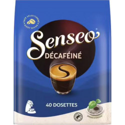 Senseo Dosettes Espress Decaf Décaféiné x40 270g