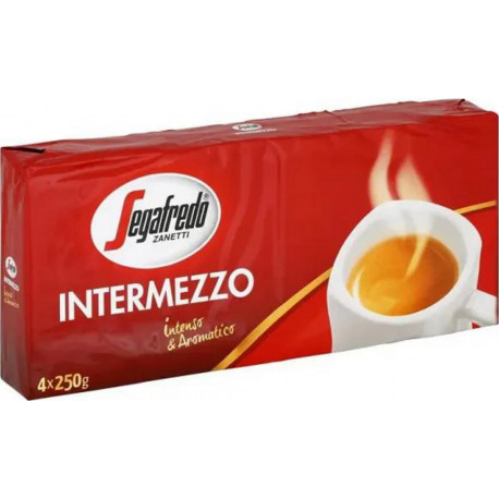Segafredo Intermezzo café moulu 4x250g 1Kg