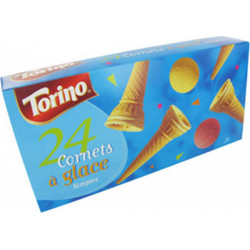 Torino 24 Cornets à Glaces Simples 90g