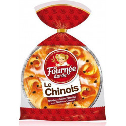La Fournée Dorée Le Chinois Brioche à la Crème Pâtissière et aux Pépites de Chocolat 500g