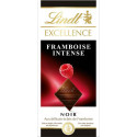 Lindt Excellence Noir aux Délicats Éclats de Framboise Intense 100g