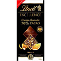 Lindt Excellence Noir Orange Amandes 70% Cacao 100g