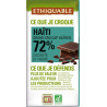 Ethiquable Haïti Grand Cru Cap Haïtien Cacaoté et Fruité 100g