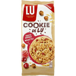 LU Cookie de Fruits Rouges Noisettes 160g (lot de 6)