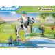 Playmobil 70522 CAVALIERE AVEC PONEY GRIS