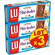 Lu Biscuits Petit Ecolier Chocolat au lait 3x150g