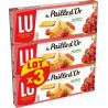 Lu Gaufrettes Paille d'Or Fraise 3x170g 510g