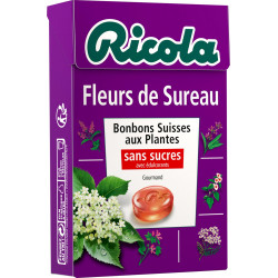 RICOLA Ricola Fleurs de Sureau bonbon sans sucre 50g